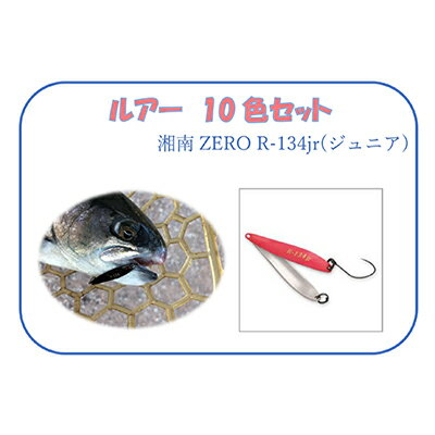 【ふるさと納税】【湘南ZERO】ルアー R-134jr　10色セット　【 釣り用品 魚釣り フィッシング 趣味 10個 】