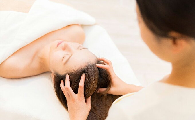 【ふるさと納税】全身強力リンパ＆ドライヘッドスパ＆フェイシャルコース(各1回ずつの全3回) 体験チケット 温める 筋膜 リリース 筋肉 緊張 緩める 表情筋 スリム 頭皮環境 タルミ 予防 3