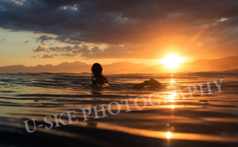 【ふるさと納税】Photographer U-SKEによる水中写真撮影　【 チケット 体験チケット 体験 撮影 サーフィン 旅行 】