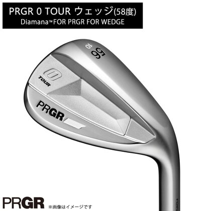 PRGR 0 TOUR ウェッジ（58度）Diamana 【 プロギア アイアン ゴルフクラブ ゴルフ ゴルフ用品 2023年モデル 高スピン 】　【 ツアーウェッジ 安定したスピン フラッグシップモデル 】
