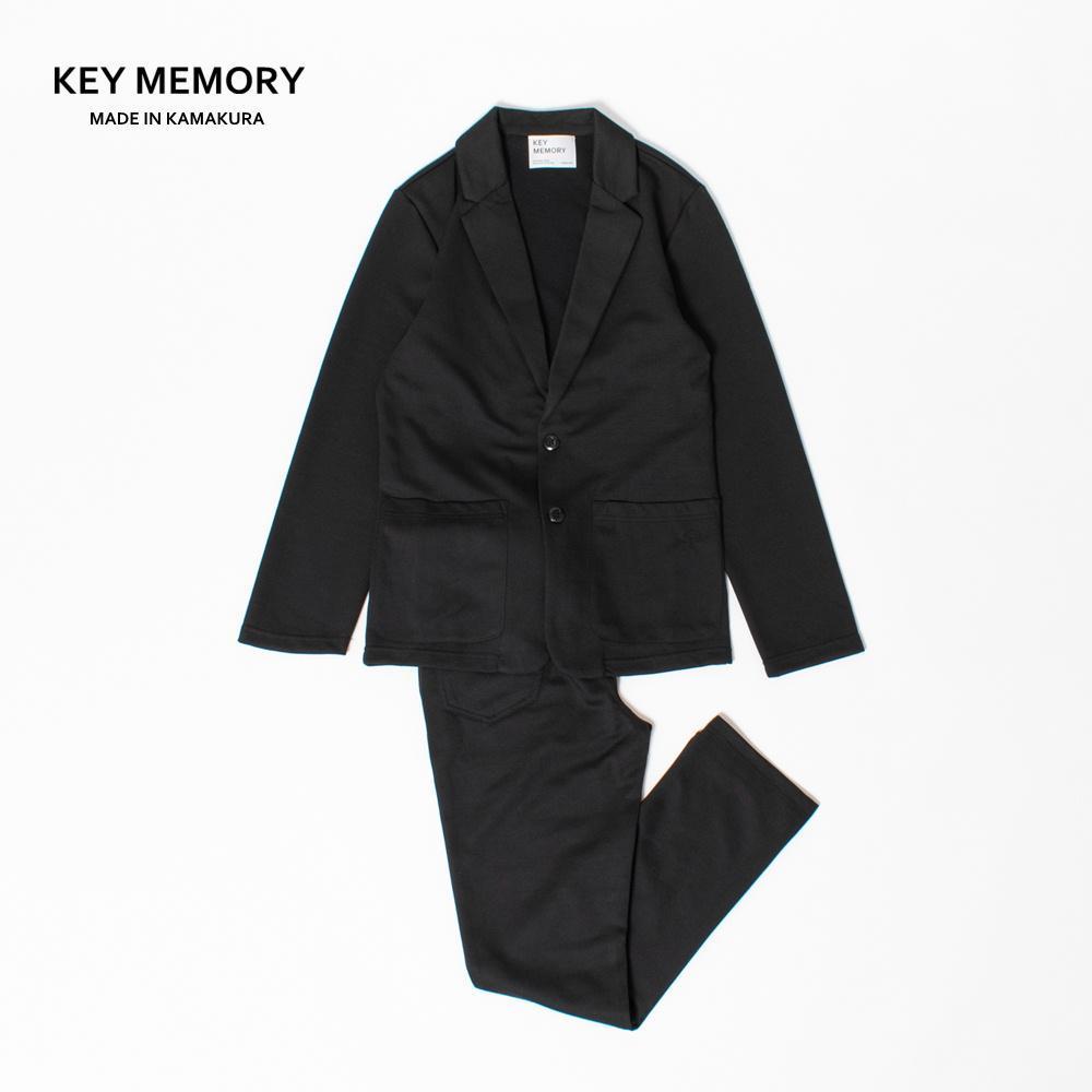 【ふるさと納税】【KEYMEMORY】ポンチセットアップ 上下セット BLACK | ふるさと 納税 楽天ふるさと 神奈川 ファッション ブランド 鎌倉 服 洋服 レディース メンズ 女性 男性 ナチュラル シン…