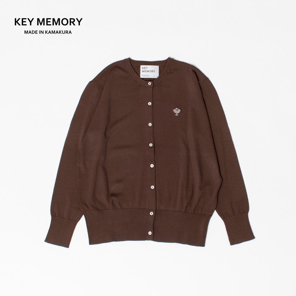 26位! 口コミ数「0件」評価「0」クルーネックカーデガン　BROWN 【KEYMEMORY】 | ふるさと 納税 楽天ふるさと 神奈川 ファッション ブランド 鎌倉 服 洋服･･･ 