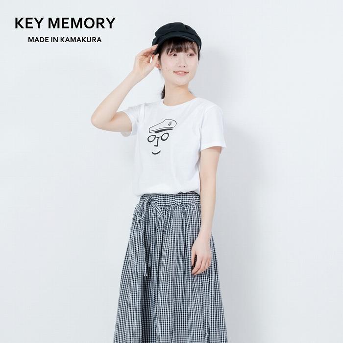 49位! 口コミ数「0件」評価「0」《0》セーラー帽イラストTシャツ WHITE 【KEYMEMORY鎌倉】 | ふるさと 納税 楽天ふるさと 神奈川 ファッション ブランド ･･･ 