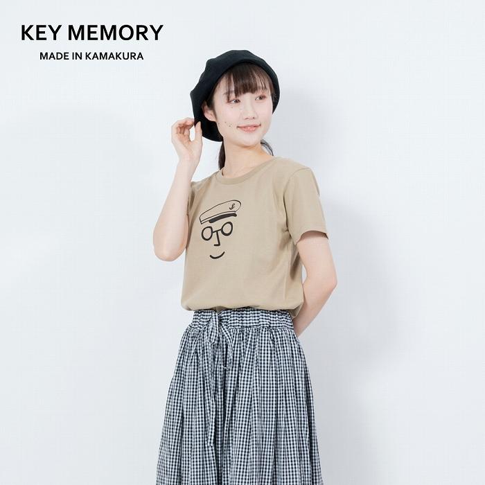 [0]セーラー帽イラストTシャツ BEIGE [KEYMEMORY鎌倉] | ふるさと 納税 楽天ふるさと 神奈川 ファッション ブランド 鎌倉 服 洋服 レディース メンズ 女性 男性 ナチュラル シンプル 可愛い かわいい おしゃれ 有名 人気 おすすめ