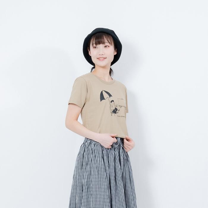 【ふるさと納税】《1》GrenouilleイラストTシャツ BEIGE 【KEYMEMORY鎌倉】 | ふるさと 納税 楽天ふるさと 神奈川 ファッション ブランド 鎌倉 服 洋服 レディース メンズ 女性 男性 ナチュラル シンプル 可愛い かわいい おしゃれ 有名 人気 おすすめ