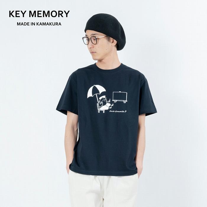 【ふるさと納税】《2》GrenouilleイラストTシャツ NAVY 【KEYMEMORY鎌倉】 | ふるさと 納税 楽天ふるさと 神奈川 ファッション ブランド 鎌倉 服 洋服 レディース メンズ 女性 男性 ナチュラル シンプル 可愛い かわいい おしゃれ 有名 人気 おすすめ