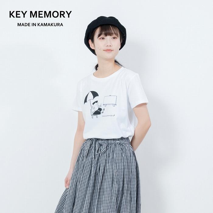 33位! 口コミ数「0件」評価「0」《0》GrenouilleイラストTシャツ WHITE 【KEYMEMORY鎌倉】 | ふるさと 納税 楽天ふるさと 神奈川 ファッション ･･･ 