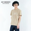 【ふるさと納税】《2》TIMEイラストTシャツBEIGE 【KEYMEMORY鎌倉】 | ふるさと 納税 楽天ふるさと 神奈川 ファッション ブランド 鎌倉 服 洋服 レディース メンズ 女性 男性 ナチュラル シンプル 可愛い かわいい おしゃれ 有名 人気 おすすめ