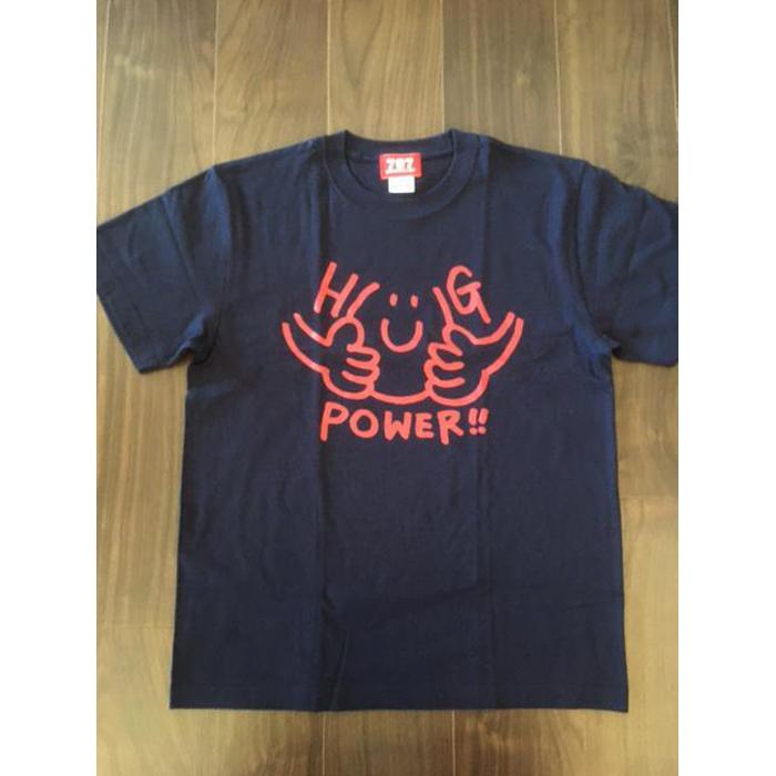 【ふるさと納税】鎌倉ブランドの老舗「KAMAKULAX」の定番オリジナルHUG POWER ! Tシャツ【ネイビー】XLサイズ