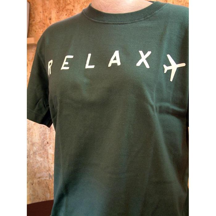 【ふるさと納税】鎌倉ブランドの老舗「KAMAKULAX」の定番オリジナル RELAX Tシャツ【ダークグリーン】Mサイズ