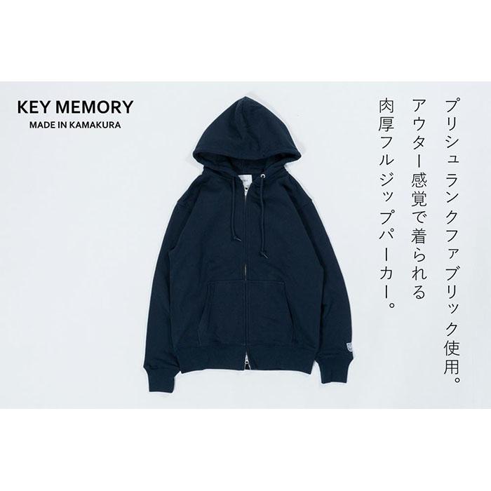 24位! 口コミ数「0件」評価「0」《2》メンズL　【KEYMEMORY 鎌倉】ジップパーカー　NAVY | ふるさと 納税 楽天ふるさと 鎌倉 支援品 支援 返礼品 返礼 服･･･ 