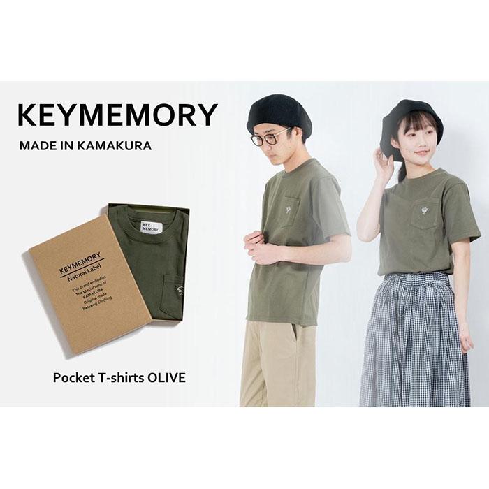 [2]メンズMサイズ Natural Label Pocket T-shirts OLIVE | ふるさと 納税 楽天ふるさと 神奈川 ファッション ブランド 鎌倉 服 洋服 レディース メンズ 女性 男性 ナチュラル シンプル 可愛い かわいい おしゃれ 有名 人気 おすすめ