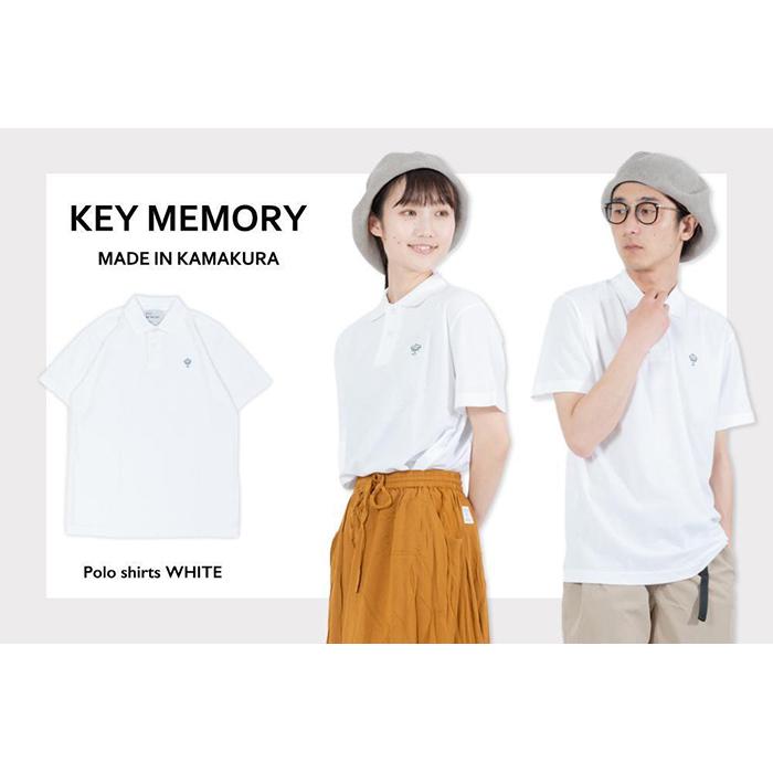 55位! 口コミ数「0件」評価「0」《0》KMポロシャツ WHITE　レディースフリーサイズ 【KEYMEMORY鎌倉】 | ふるさと 納税 楽天ふるさと 神奈川 ファッション･･･ 