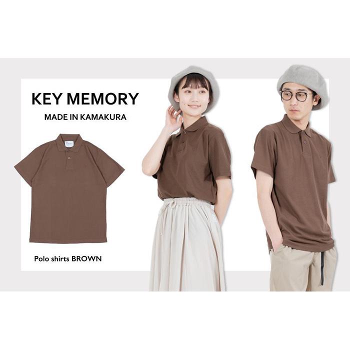 59位! 口コミ数「0件」評価「0」《2》KMポロシャツ BROWN　メンズLサイズ 【KEYMEMORY鎌倉】 | ふるさと 納税 楽天ふるさと 神奈川 ファッション ブラン･･･ 