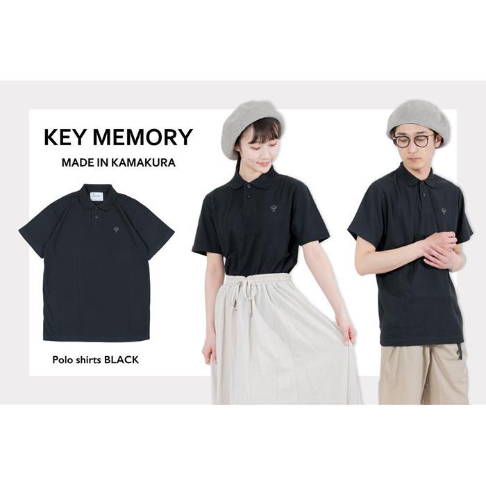 17位! 口コミ数「1件」評価「4」《1》【KEYMEMORY鎌倉】KMポロシャツ BLACK　メンズMサイズ | ふるさと 納税 楽天ふるさと 神奈川 ファッション ブランド･･･ 