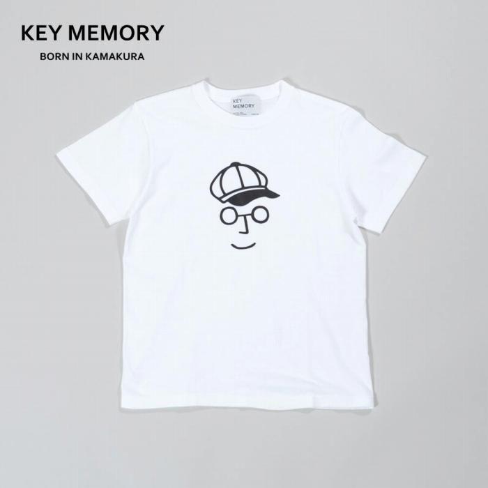 [KEYMEMORY 鎌倉]キャスケットイラストTシャツ WHITE