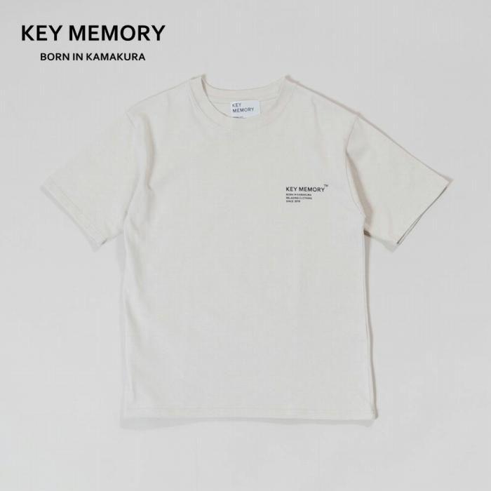 [KEYMEMORY 鎌倉]ヘビーコットンTシャツ GREIGE