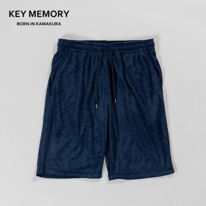 [KEYMEMORY 鎌倉]シャーリングショーツ NAVY