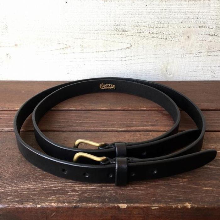 Original leather belt-Black-Long
