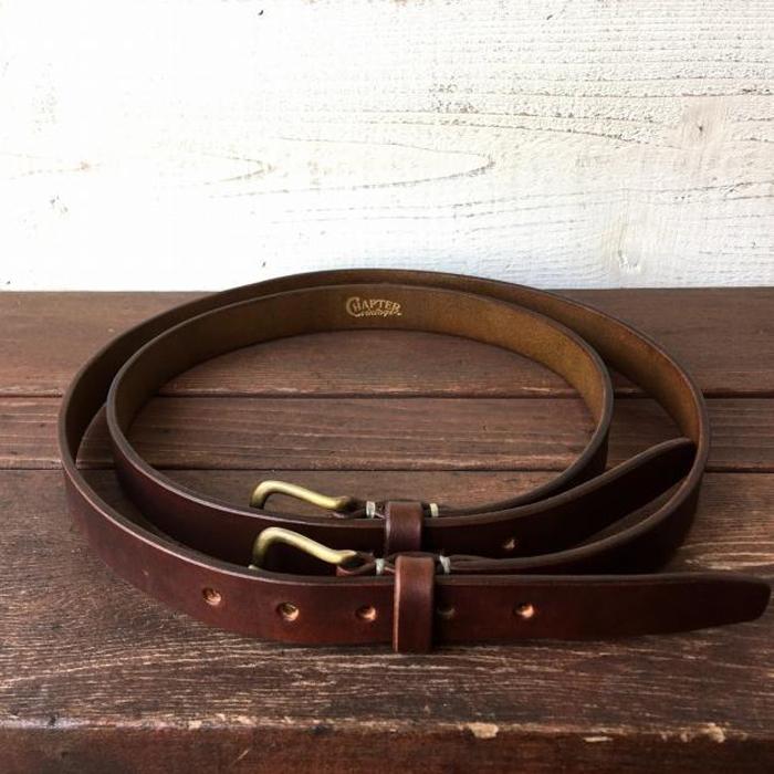 15位! 口コミ数「0件」評価「0」Original leather belt-Brown-Long