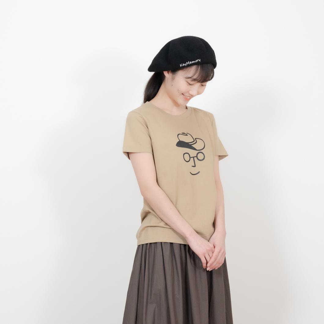 【ふるさと納税】【KEYMEMORY 鎌倉】カウボーイハットTシャツ BEIGE【サイズ選択可】 | 衣料 ファッション 人気 おすすめ 送料無料