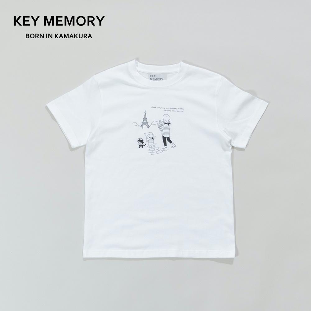 [KEYMEMORY 鎌倉]トラベルイラストTシャツ WHTIE[サイズ選択可] | 衣料 ファッション 人気 おすすめ 送料無料