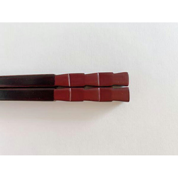 鎌倉彫 箸「市松」 朱 21.5cm | 雑貨 箸 伝統工芸 鎌倉彫工房 人気 おすすめ 木製 漆塗り 食卓 贈り物 ギフト 職人技 送料無料 神奈川 鎌倉