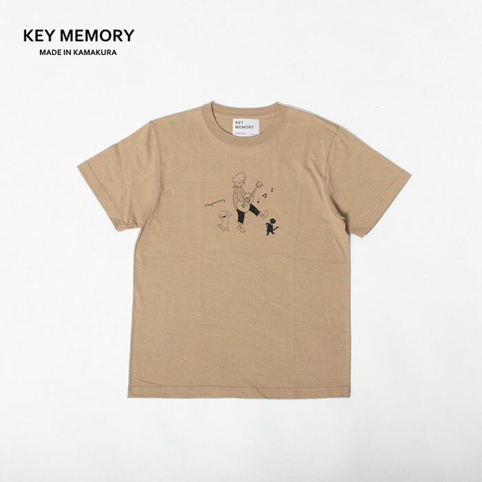 【ふるさと納税】《1》レディースL・メンズS〜M ミュージックTシャツ BEIGE | ふるさと 納税 楽天ふるさと 神奈川県 神奈川 鎌倉市 鎌倉 支援品 支援 返礼品 返礼 tシャツ ティーシャツ ティシャツ 半袖 男女兼用 おしゃれ オシャレ 大人 トップス カットソー 服 お礼の品