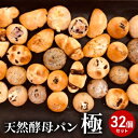 【ふるさと納税】パン セット 限定 天然酵母パン "極" 32個セット 菓子パン　【 パンセット あんぱん チョコロール クリームパン レーズンパン 朝ご飯 朝食 モーニング 無添加素材 天然酵母 】