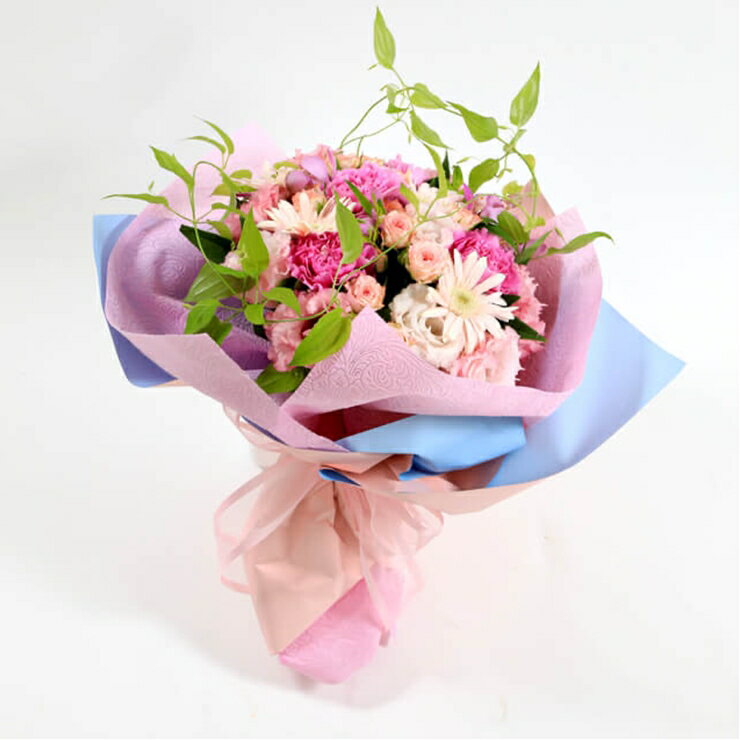 【ふるさと納税】母の日限定　花束+フラワー回数券2枚セット ＜5月末までにお届け＞【母の日限定 世界らん展 フラワードリームジャパンカップ 国内主要コンテスト受賞 贈り物 フラワーライフ 生活の彩 お部屋の彩 神奈川県 小田原市 】のサムネイル