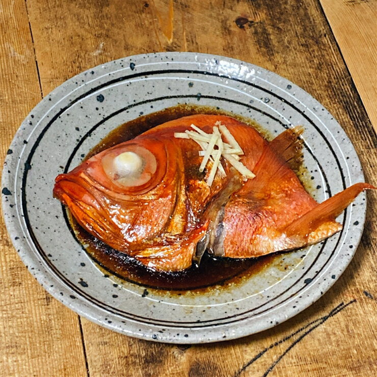 【ふるさと納税】・生から湯煎で仕上げる、金目鯛の煮付け【切身2枚】【惣菜 キンメ きんめ お取り寄せ 御中元 お中元 お歳暮 父の日 母の日 贈り物 日本酒 焼酎 稲取産 高級地金目使用 煮付け 神奈川県 小田原市 】