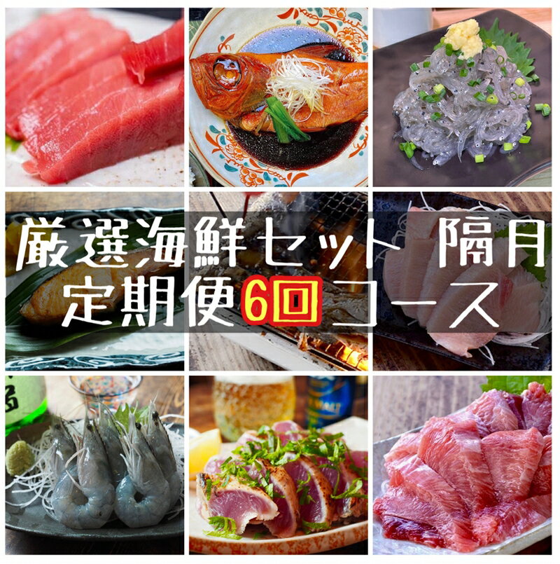 【ふるさと納税】【定期便隔月6回】まぐろや　特別セット【 惣菜 まぐろ 鮪 本鮪 サーモン 海老 お刺身..