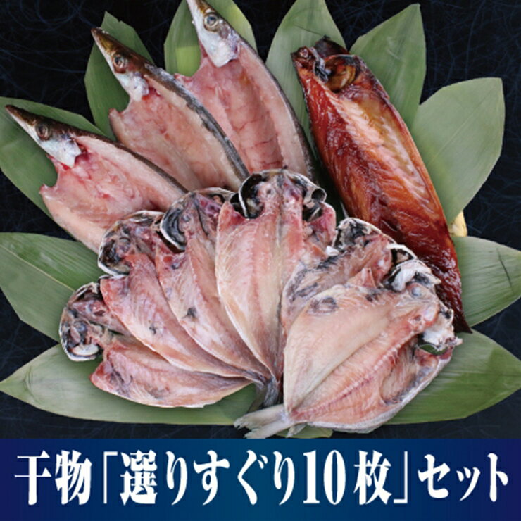 【ふるさと納税】小田原名物「干物」をさまざまな魚でそれぞれのおいしさを。小田原干物 選りすぐり10枚セット【 惣菜 魚 ひもの 海鮮 神奈川県 小田原市 】