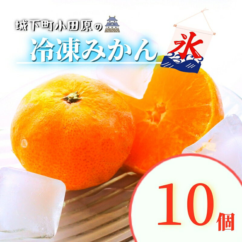 9位! 口コミ数「0件」評価「0」【令和5年出荷】城下町の冷凍みかん 10個【果物 フルーツ みかん ミカン 蜜柑 夏のひんやり スイーツ シャーベット アイス 神奈川県 小･･･ 