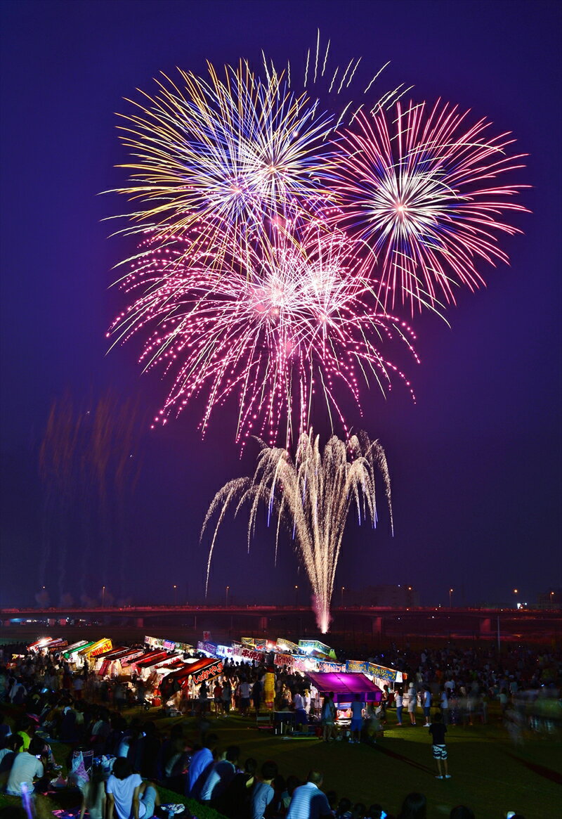 【ふるさと納税】小田原酒匂川花火大会　メッセージ花火【酒匂川 メッセージ アナウンス花火大会 記念 お祝い プレゼント 4尺玉 プロポーズ 進学 還暦 ハナビリュージョン 県内最大級 思い出 神奈川県 小田原市 】