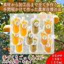 【ふるさと納税】スイスで加工品を学んだ農家が作った『手づくりごっくんゼリー』 おまかせ10本セット 130ml みかん 甘夏 キウイ【 家庭用 自宅用 贈答品 贈答用 ギフト お取り寄せ お中元 お歳暮 贈り物 お祝い 神奈川県 小田原市 】
