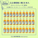 【ふるさと納税】【定期便(2カ月ごと全4回)】 小田原産江之浦みかんジュース3種のみくらべ30本セット うんしゅう・なつみ・バレンシアオレンジ100%ストレート...