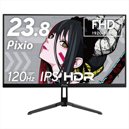 【ふるさと納税】Pixio ゲーミングモニター 23.8インチ FHD 120Hz IPS ブラック/黒 PX246WAVE【 神奈川県 小田原市 】 【ふるさと納税】Pixio ゲーミングモニター 23.8インチ FHD 120Hz IPS ブラック/黒 PX246WAVE【 神奈川県 小田原市 】