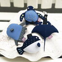 【ふるさと納税】ウェットスーツ生地のマスクホルダー4点セット 雑貨 日用品 キャラクター(4)