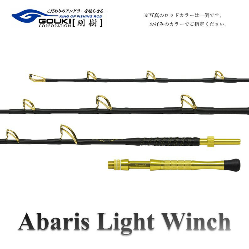 剛樹 アバリスライトウィンチ （ABARIS LW S） 205cm ウェイト負荷150-300号 釣り 釣具 釣竿 ロッド　【 釣り用品 釣り竿 海釣り 】