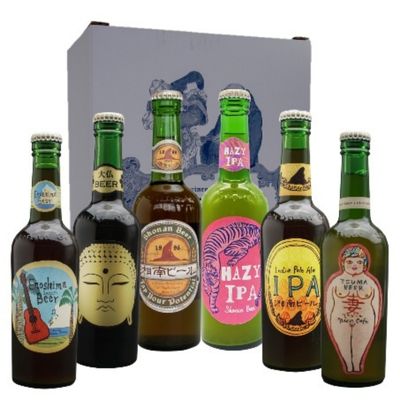 【湘南唯一の蔵元】熊澤酒造の湘南ビール アソート6種セット（300ml×各1本）　【 お酒 地ビール 蔵元 醸造 厳選 原料 伏流水 井戸 無濾過 非加熱処理 ビール酵母 金賞 飲み比べ 】