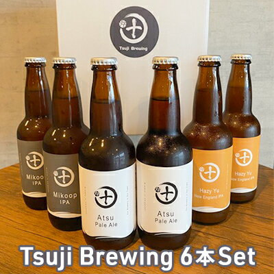 Tsuji Brewingオリジナルクラフトビール6本セット　【 お酒 地ビール 瓶ビール 飲み比べ ビール飲み比べ アルコール飲料 家飲み 晩酌 バーベキュー BBQ 】