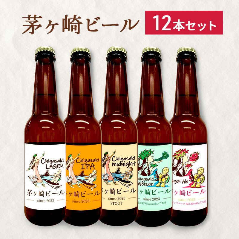 【ふるさと納税】茅ヶ崎ビール アソート 12本セット 【お酒 ビール クラフトビール 瓶入り 段ボール入り】 地ビール 瓶ビール アルコール飲料 家飲み 晩酌 ...