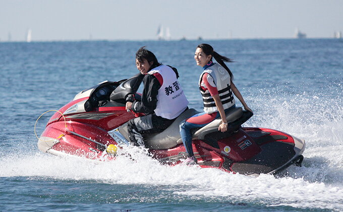 【ふるさと納税】水上バイク免許1DAY取得券　【体験チケット・資格取得】