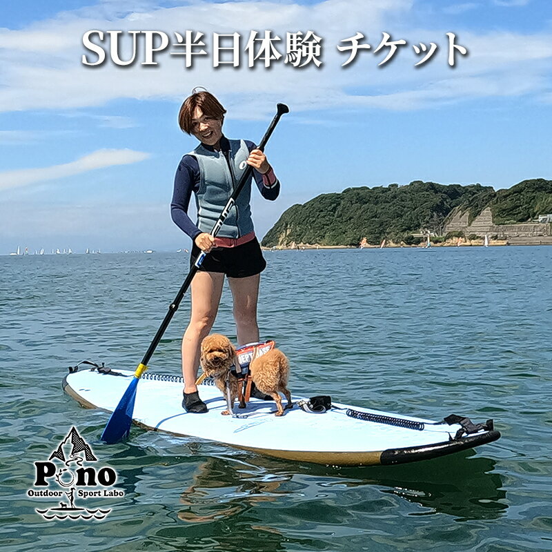 【Pono Outdoor Sport Labo】SUP半日体験　【 体験チケット SUP体験 マリンスポーツ 自然 体作り 生涯スポーツ スポーツ体験 】