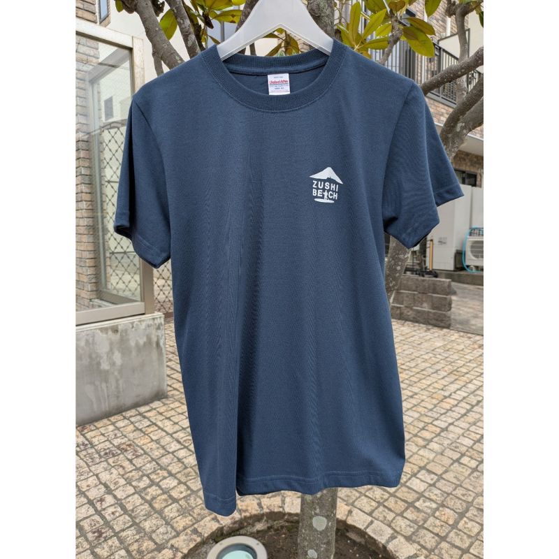 逗子オリジナルTシャツ ZUSHI LOCAL「Rising Sun ネイビー」 半袖 洋服 服 男女兼用 オリジナル 生活雑貨 ファッション 日用品 おしゃれ