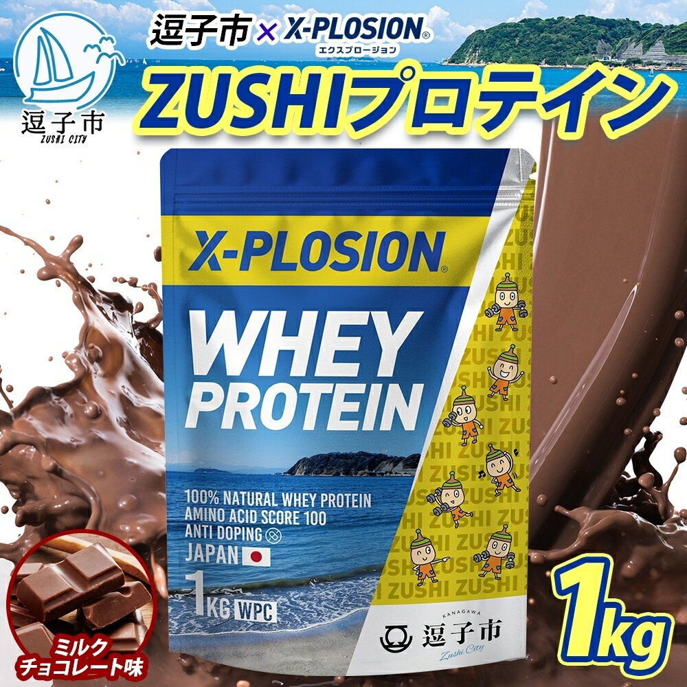 [ミルクチョコレート味]WPC 100%ナチュラルホエイプロテイン 1kg