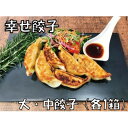 【ふるさと納税】幸せ餃子のこだわり大・中餃子(各1箱)【配送不可地域:離島】【1404207】