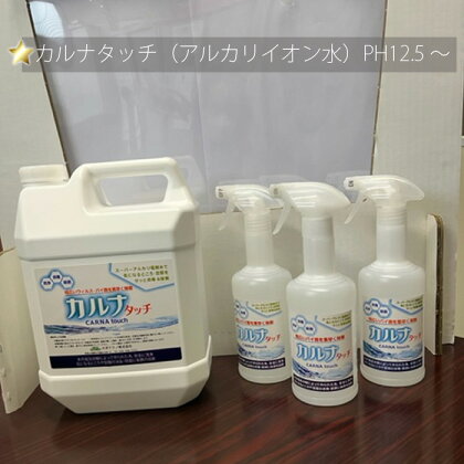 カルナタッチ（アルカリイオン水）PH12.5～ ／ 掃除 洗浄 除菌 送料無料 神奈川県