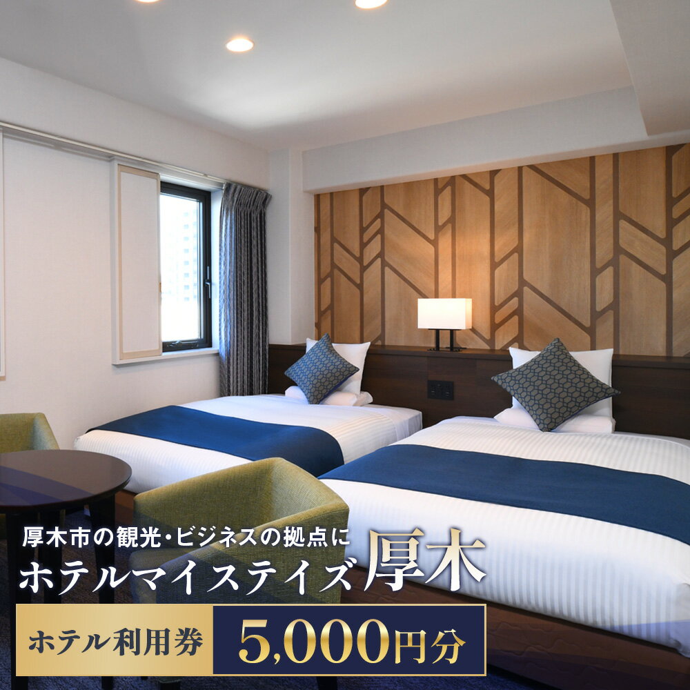 ホテルマイステイズ厚木 ホテル利用券 5000円分[厚木市の観光・ビジネスの拠点に] / チケット 旅行 落ち着いた客室 ご褒美 家族 友人 プレゼント 送料無料 神奈川県